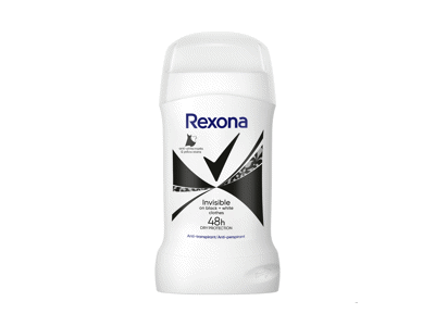 Mot. pieštukinis dezodorantas REXONA INVISIBLE BLACK & WHITE, 50 ml