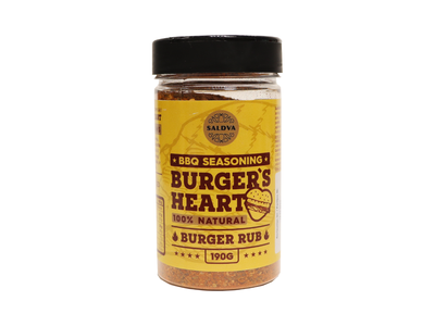 Prieskoniai SALDVA, BBQ, Burger's heart, 190 g
