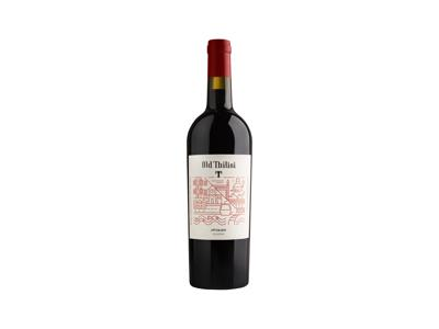 Raudonasis pusiau saldus vynas OLD TBILISI ALAZANI, 750 ml