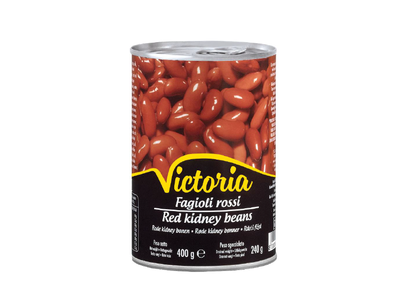 Konservuotos pupelės VICTORIA, raudonosios, 400 g/240g