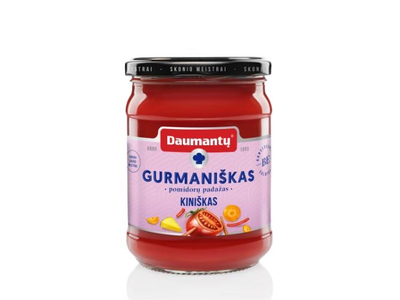 Kiniškas pomidorų padažas, DAUMANTŲ, Gurmaniškas, 8% pastos, 500g