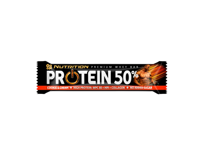 Batonėlis su sald. GO ON COOKIE & CREAM, 40 g