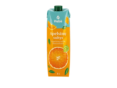 Apelsinų sultys HEBE, 1 l