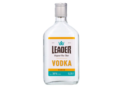 Degtinė LEADER VODKA 38%, 350 ml