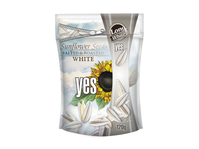 Sūdytos baltosios saulėgrąžos YES, 120 g