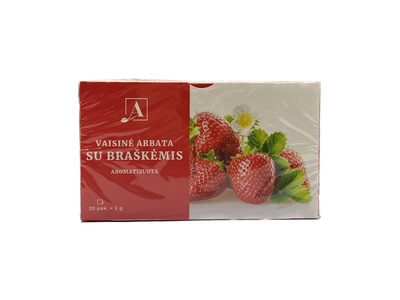 Arbata vaisinė su braškėmis Austėja  20x2 g