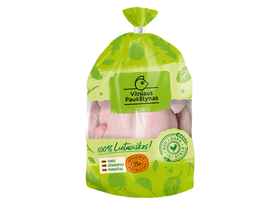 Šviežias viščiukas broileris, užaugintas be antibiotikų, A klasės, ~1,7 kg