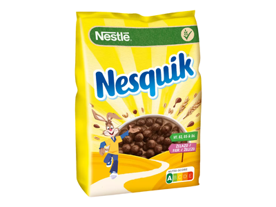 Pusryčių dribsniai  NESTLE Nesquik, kakavos skonio, 450g