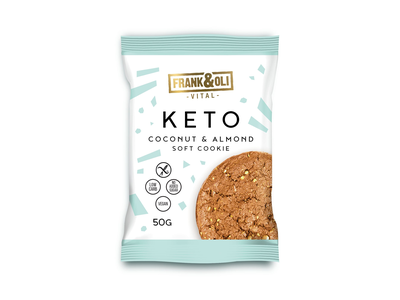 Keto kokosų ir anakardžių sausainis FRANK&OLI,  50g