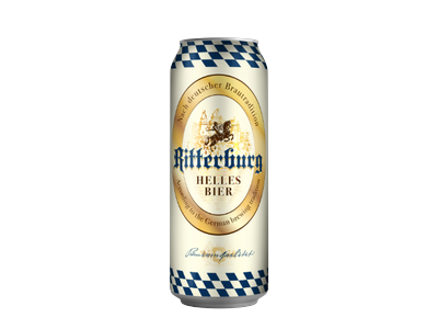 Alus Ritterburg Helles Bier, 5%, 0,5l skardinė D