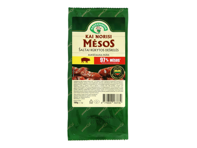 Šaltai rūk.,  dešrelės KAI NORISI MĖSOS,180g