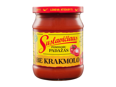 SUSLAVIČIAUS pomidorų padažas be krakmolo, 500 g
