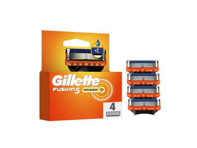 Skustuvo galvutės GILLETTE FUSION POWER, 4 vnt.
