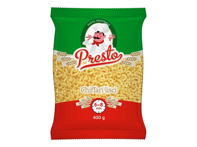 Makaronai PRESTO Chiffari Lisci Nr.183, 400 g