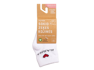 Kūdikių kojinės MYWEAR, 22 / 24, 2 p.
