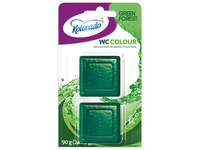 Klozeto gaivikliai vandens nuleidimo bakeliui Kolorado 2x45g Green