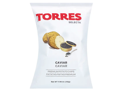 Bulvių traškučiai su ikrais TORRES, 110 g