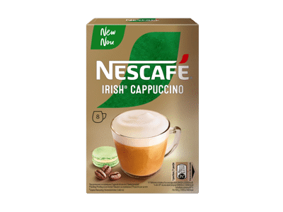 Tirpiosios kavos gėrimas NESCAFE CAPPUCCINO IRISH, 112 g