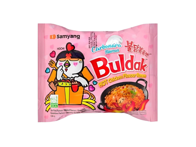 Makaronai su saldikliu BULDAK CARBONARA 130 g