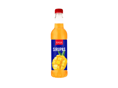 Mangų skonio sirupas RASA, 500 ml