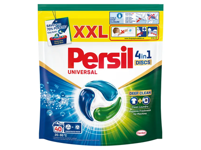 Skalbimo kapsulės PERSIL DISCS Universal, 40 skalbimų