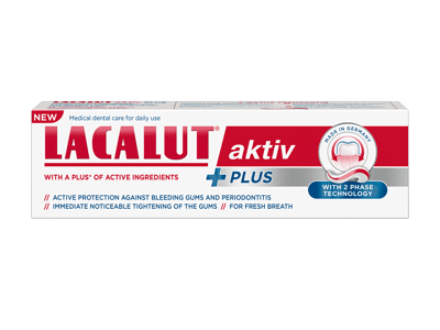 Dantų pasta „LACALUT aktiv PLUS“