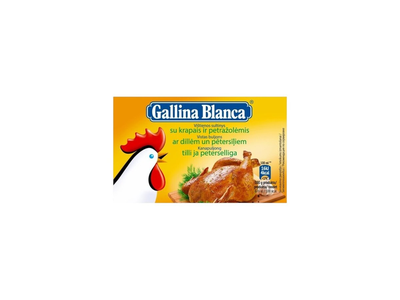 Višt. sultin. GALLINA BLANCA su krap., petraž., 8 vnt., 80 g