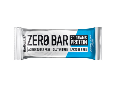 Baltyminis batonėlis BioTechUSA Zero Bar, šokoladinis, su kokosu, 50 g