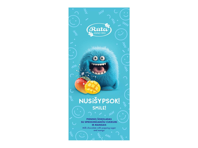 Pieninis šokoladas BUMČIAI NUSIŠYPSOK!, 70 g