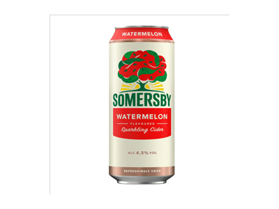 Sidras SOMERSBY, arbūzų  skonio, 4,5 % 0,5 l, skardinė
