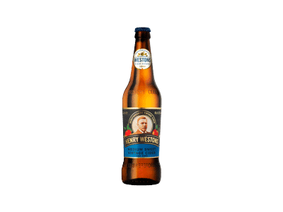 Pusiau saldus sidras HENRY WESTONS, 500 ml