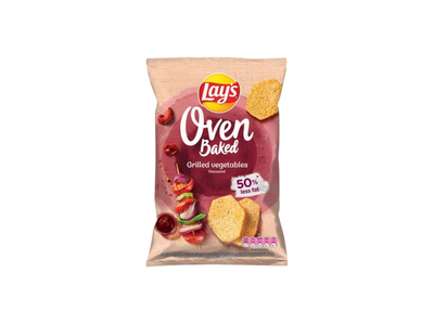 Bulvių traškuč. LAY'S OVEN BAKED, grilyje keptų daržovių sk., 110 g