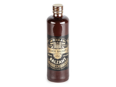 Kartaus skonio spiritinis gėrimas RIGAS BLACK BALSAM 45%, 500 ml