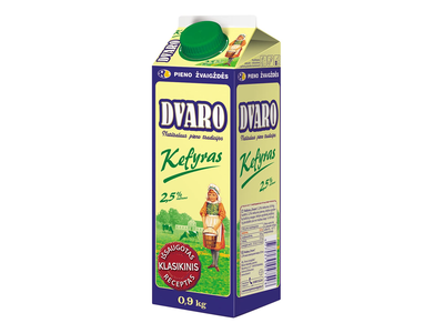 DVARO kefyras, 2,5 % rieb., 900 g