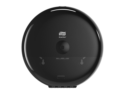 Tualetinių servetėlių laikiklis TORK SmartOne T8, juodas, 1 vnt. 680008