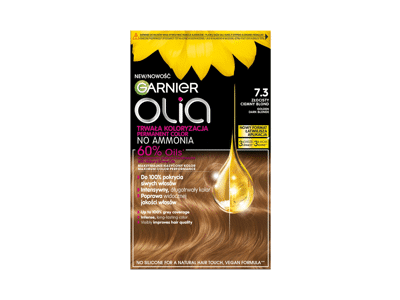 Garnier Olia 7.3, auksinė tamsi blondinė. 