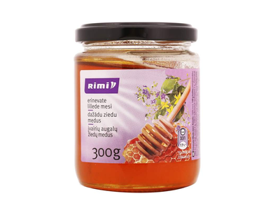 Įvairių augalų medus RIMI, 300 g