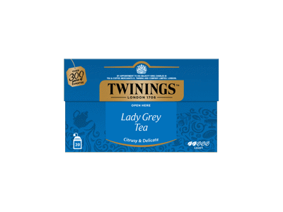 Juodoji arbata TWININGS Lady Grey 20x2g, 40 g