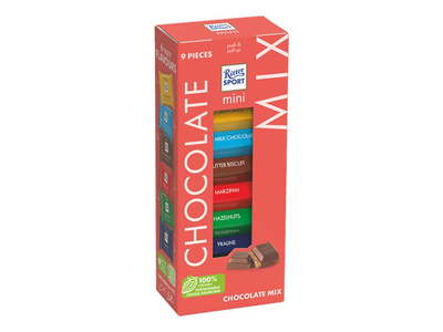Ritter Mini Tower 9 Šokoladiniai saldainiai 150 g