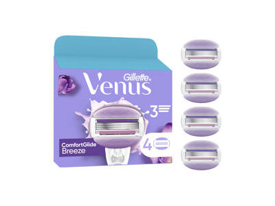 Moteriško skustuvo galvutės GILLETTE VENUS BREEZE, 4 vnt.