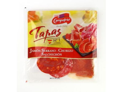 Ispaniškų gaminių rinkinys CAMPOFRIO, pjaustytas, I r., 120g