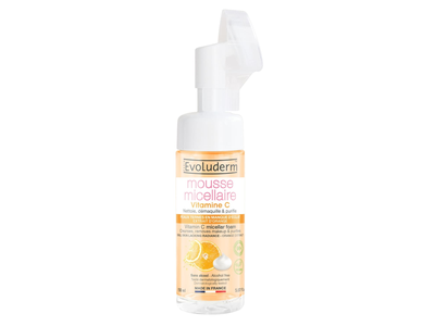 Micelinės putos EVOLUDERM su vit. C, 150 ml