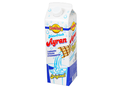 Turkiško jogurto gaivusis gėrimas SUNTAT AYRAN, 1000ml (M)
