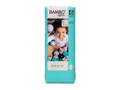 Sauskelnės-kelnaitės BAMBO NATURE 6 (18+ kg), 38 vnt.