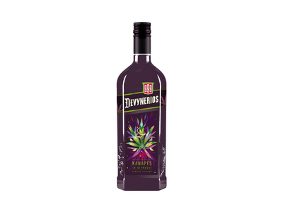 Spiritinis gėrimas DEVYNERIOS KANAPIŲ IR CITRUSŲ 32%, 0,5 l