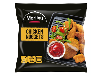 Šaldyti paniruoti vištienos kepsneliai NUGGETS,  500 g
