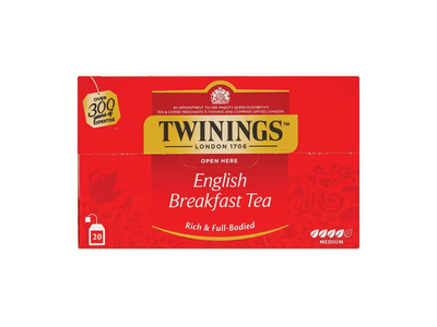 TWININGS Juodoji arbata ENGLISH BREAKFAST 20x2g