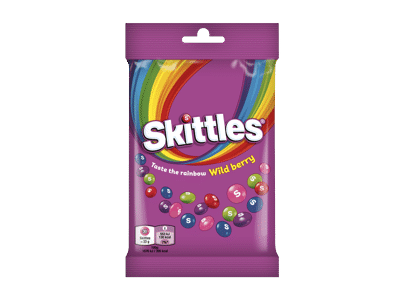 Kramtomieji saldainiai SKITTLES WILD BERRY, 95 g