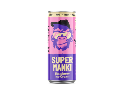 Aviet. ledų skon. gėrimas SUPER MANKI, 0,33 l