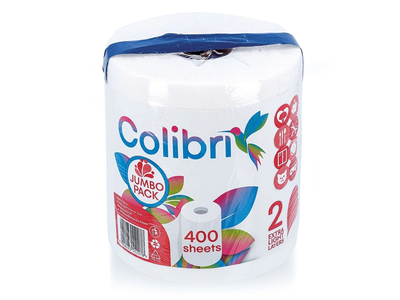 Popierinis rankšluostis COLIBRI JUMBO, 1 vnt.